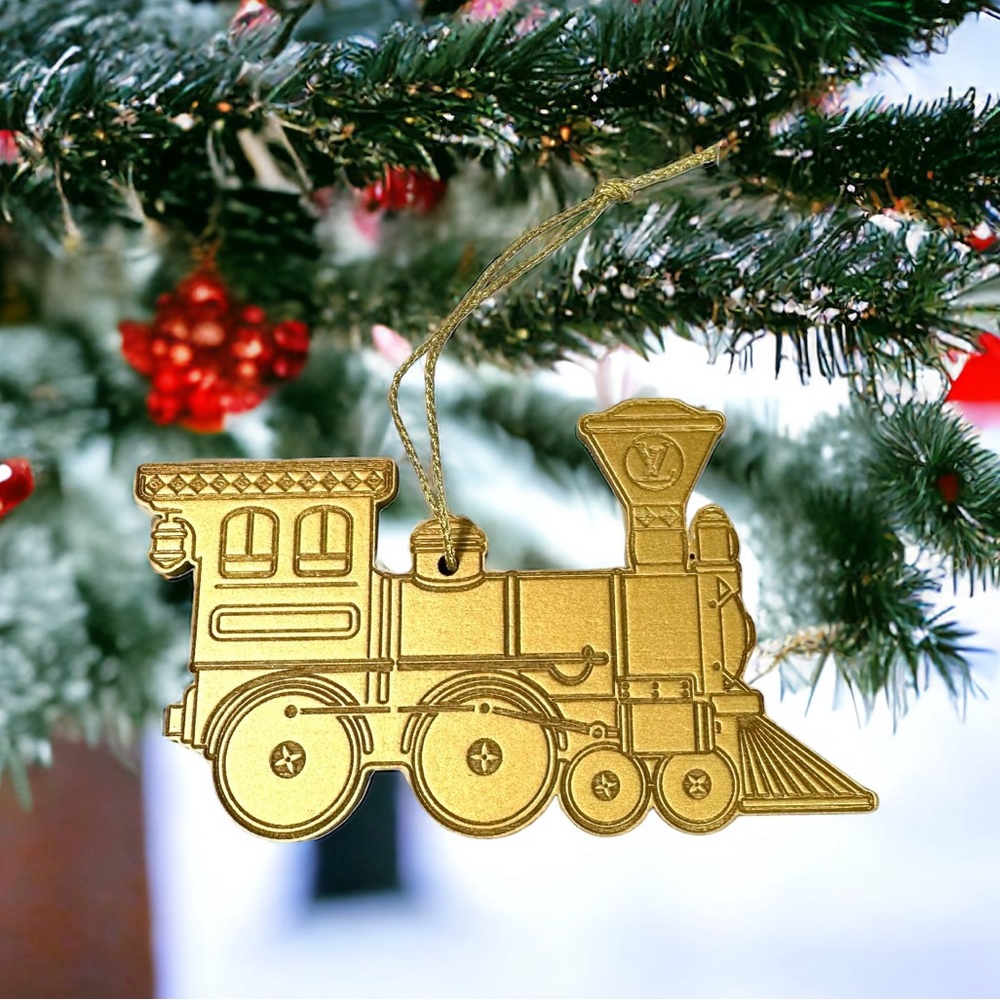❤️✨Large LV Gold Train Ornament 2022